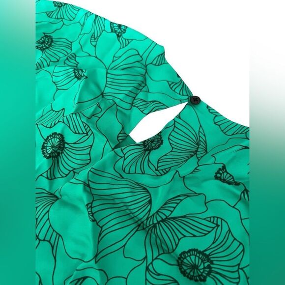 THE KOOPLES Floral Poppies Cutout Midi Dress - Picture 5 of 7